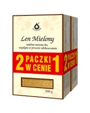 Len mielony odtłuszczony 200g+200g Gratis