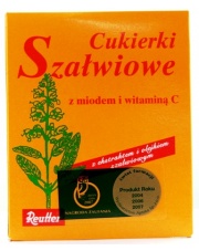 Cukierki szałwiowe 50g.