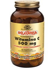 Witamina C 500mg 90 pastylek do ssania smak pomarańczy