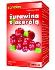 Żurawina z acerolą x 60 tabl.